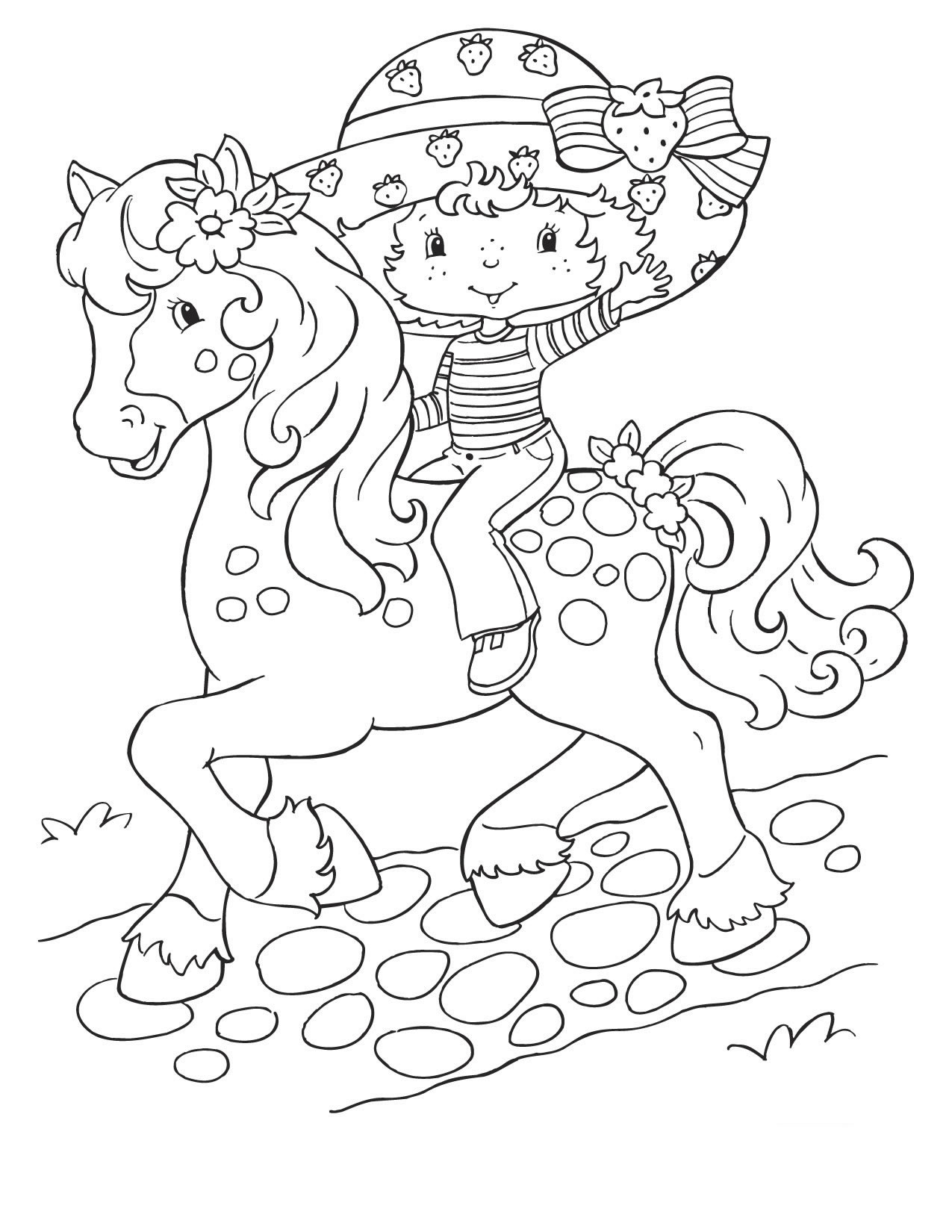 36 Delightful Strawberry Shortcake Coloring Pages Printable 26