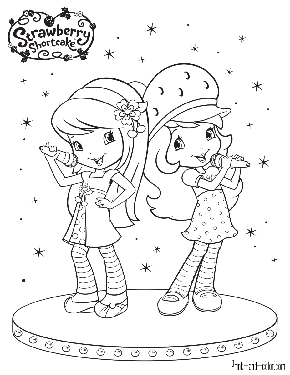 36 Delightful Strawberry Shortcake Coloring Pages Printable 27