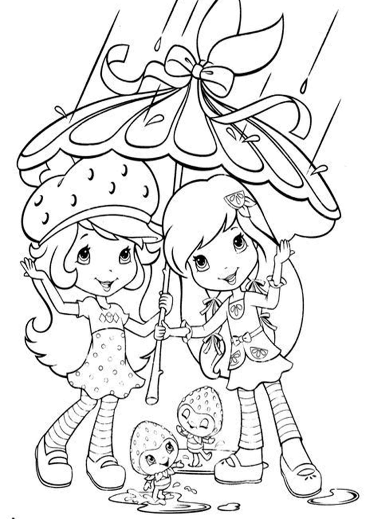 36 Delightful Strawberry Shortcake Coloring Pages Printable 28