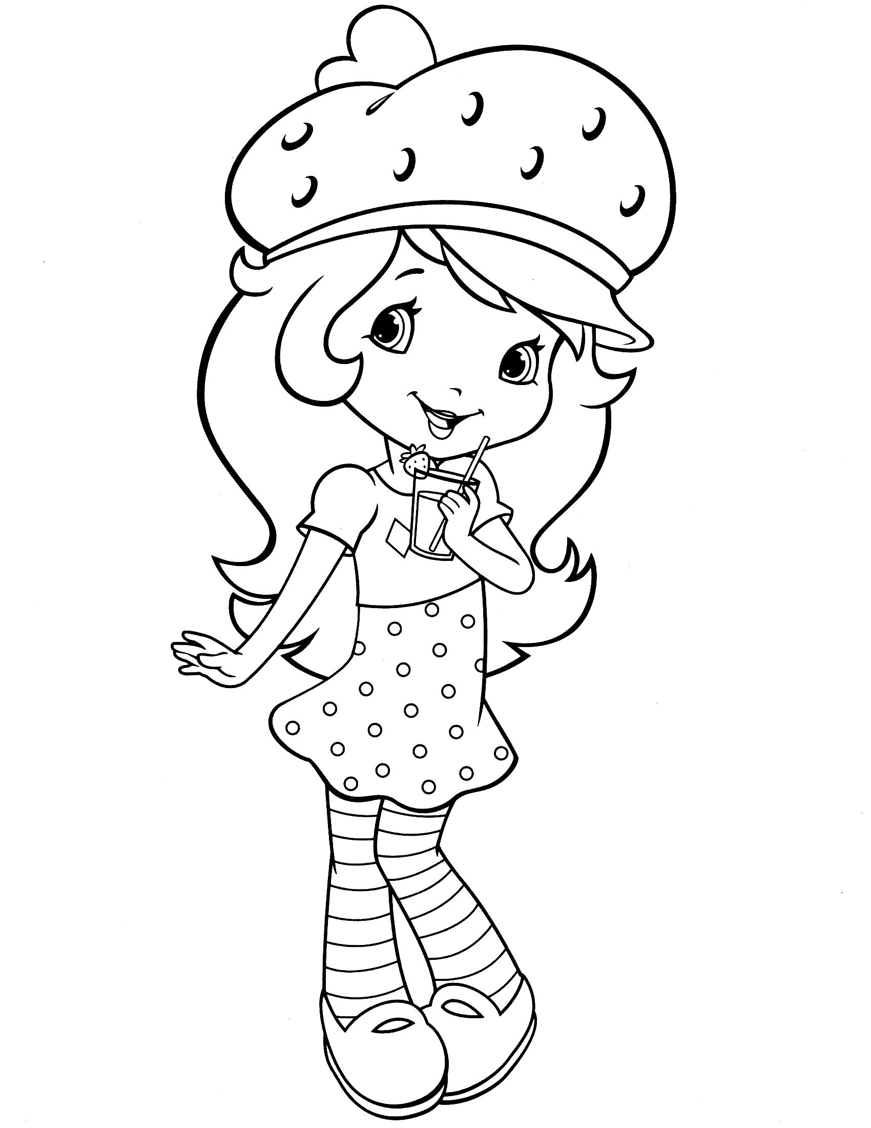 36 Delightful Strawberry Shortcake Coloring Pages Printable 29