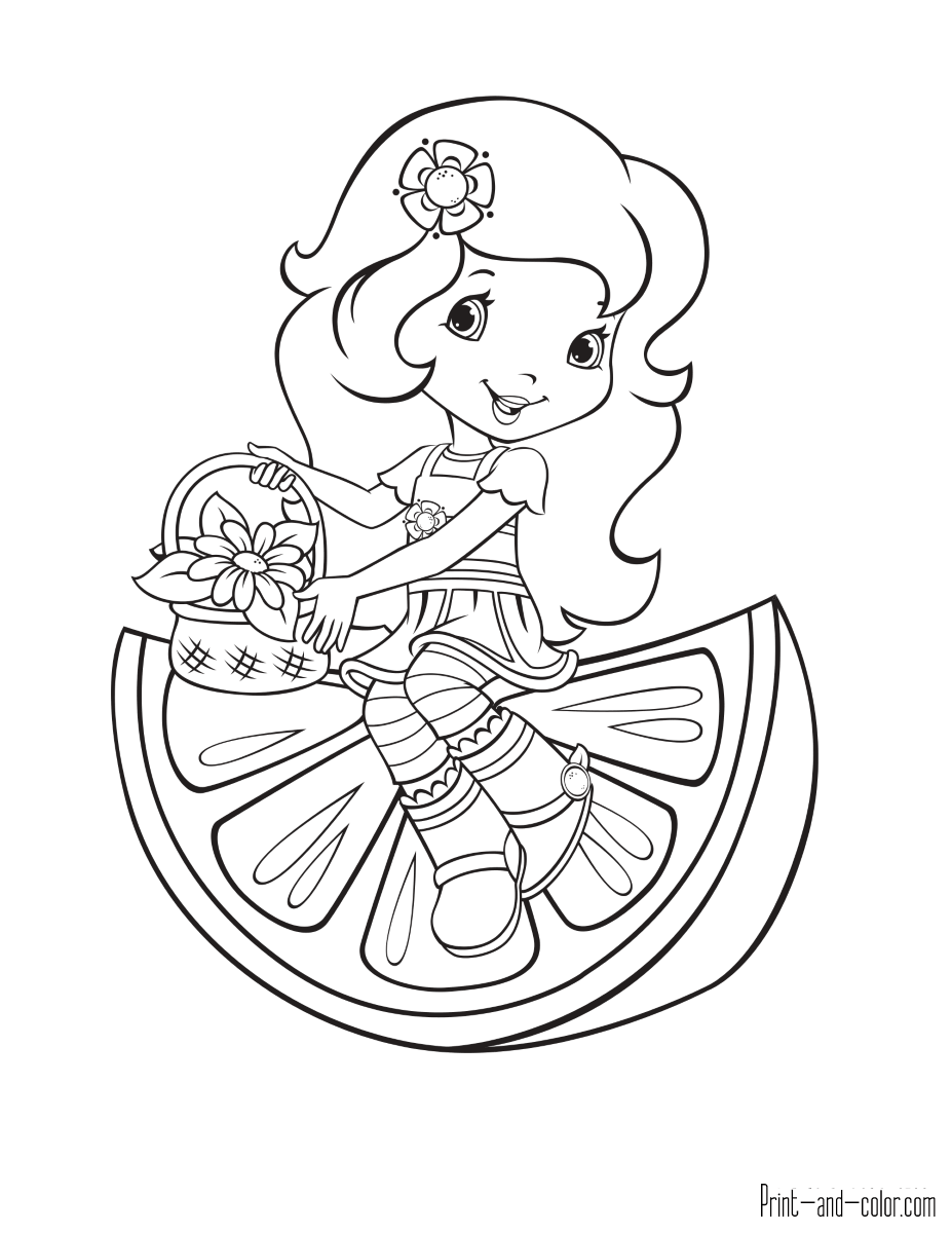 36 Delightful Strawberry Shortcake Coloring Pages Printable 33