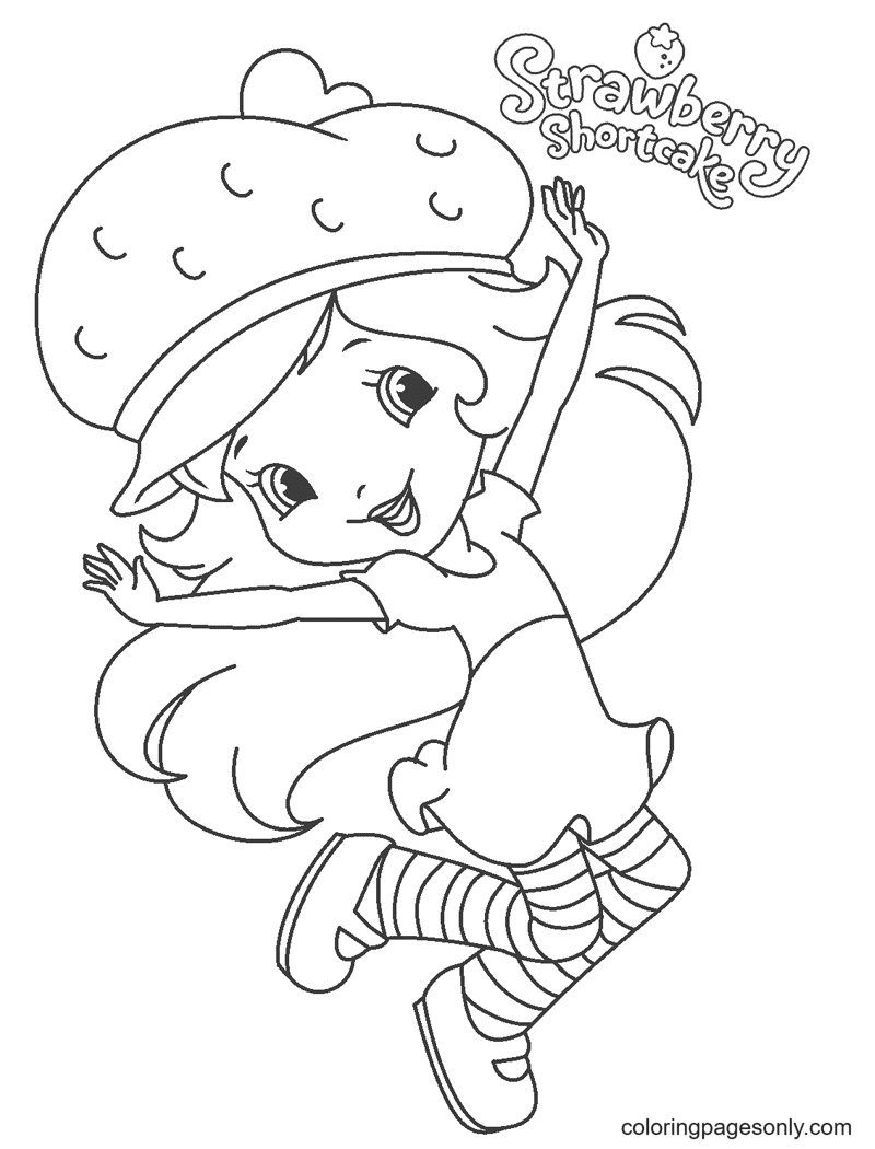 36 Delightful Strawberry Shortcake Coloring Pages Printable 34