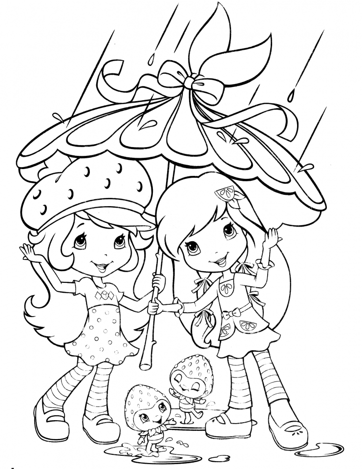 36 Delightful Strawberry Shortcake Coloring Pages Printable 35