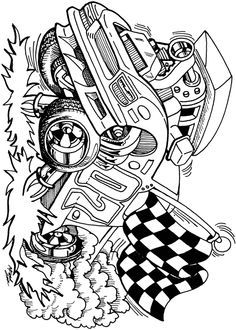 36 Ed Roth Coloring Pages Printable 13