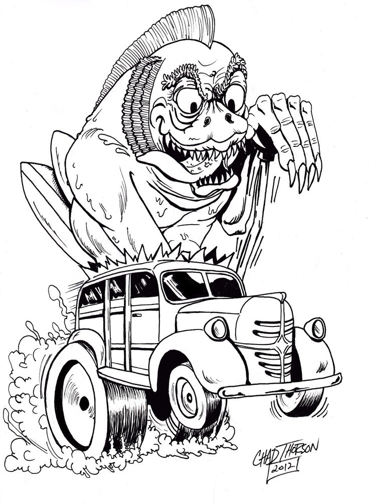 36 Ed Roth Coloring Pages Printable 5