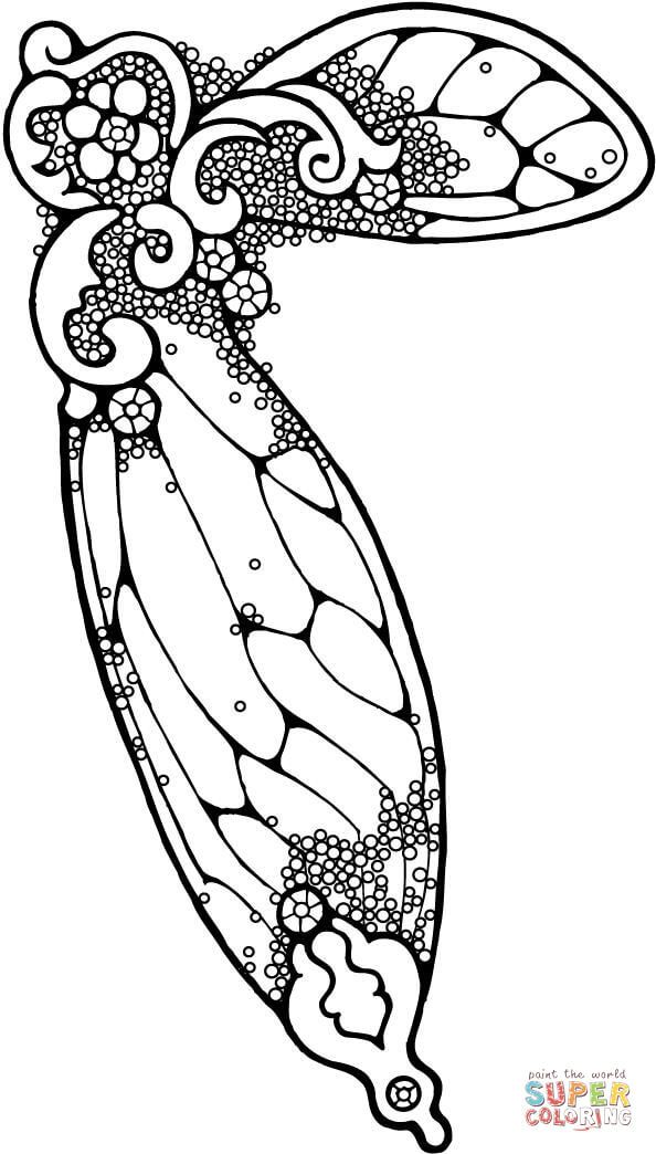 36 Elegant Wing Coloring Pages Printable 31