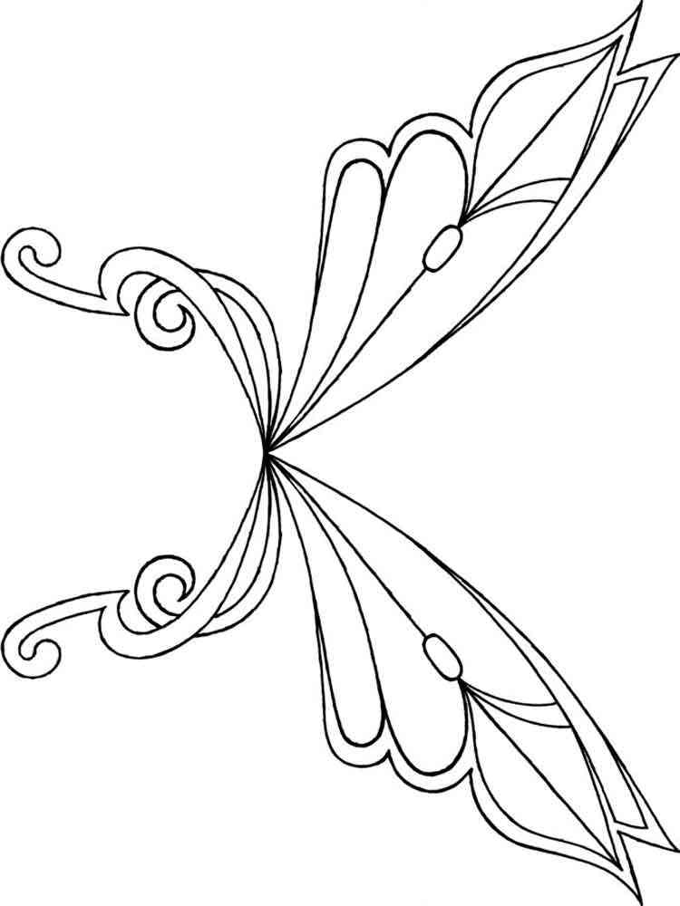 36 Elegant Wing Coloring Pages Printable 7