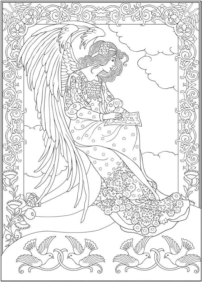 36 Elegant Wing Coloring Pages Printable 8