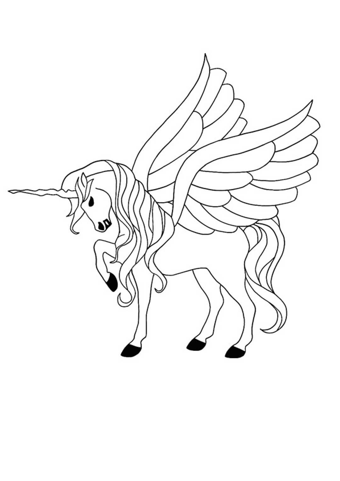 36 Elegant Wing Coloring Pages Printable 9