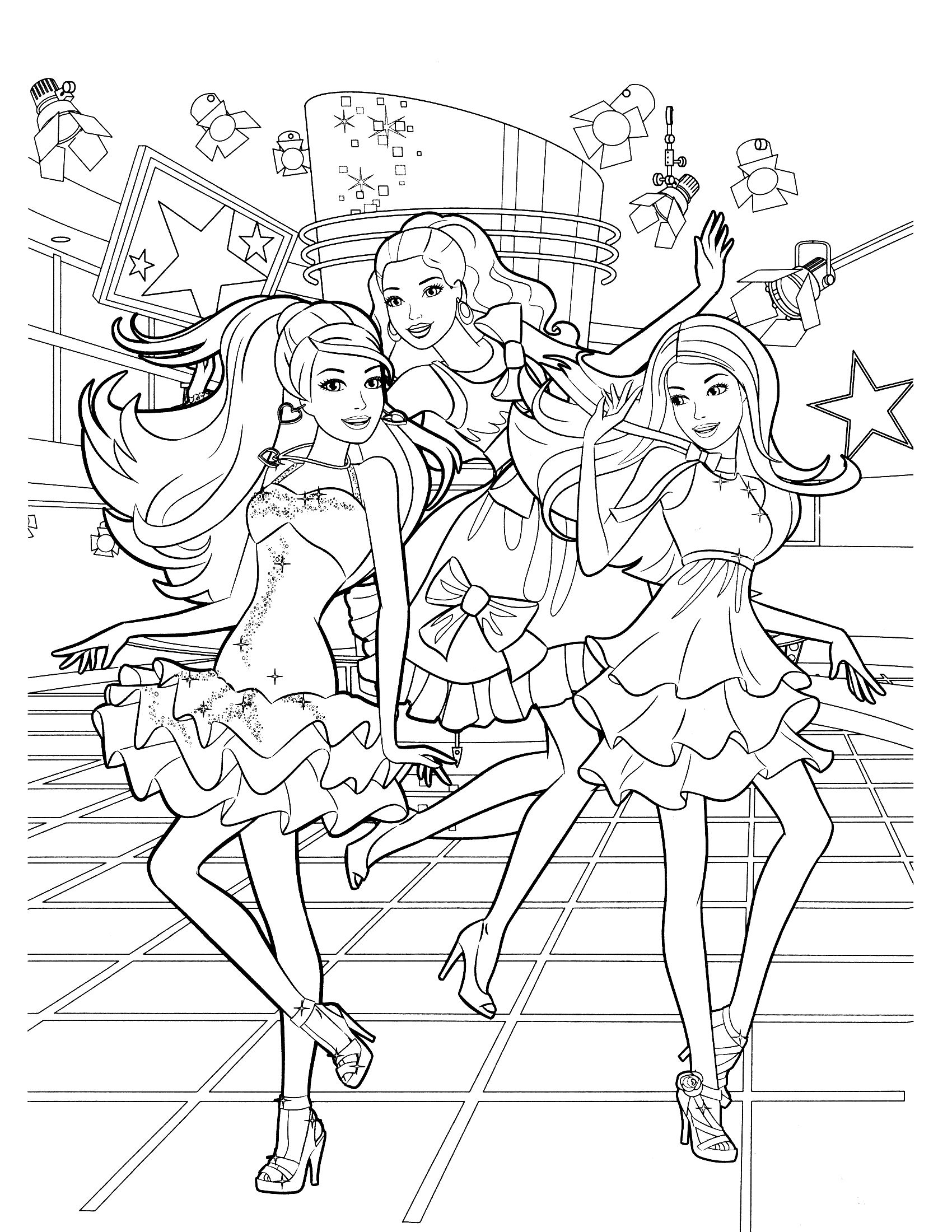 36 Glam Baddie Barbie Coloring Pages Printable 10