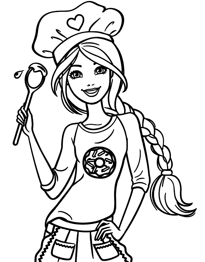 36 Glam Baddie Barbie Coloring Pages Printable 12