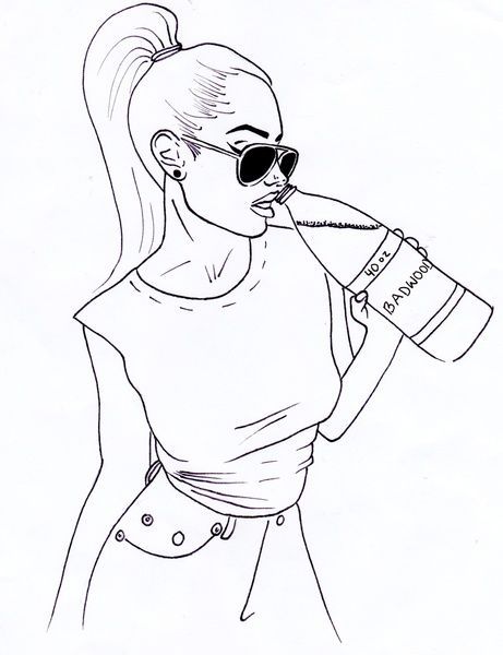 36 Glam Baddie Barbie Coloring Pages Printable 2