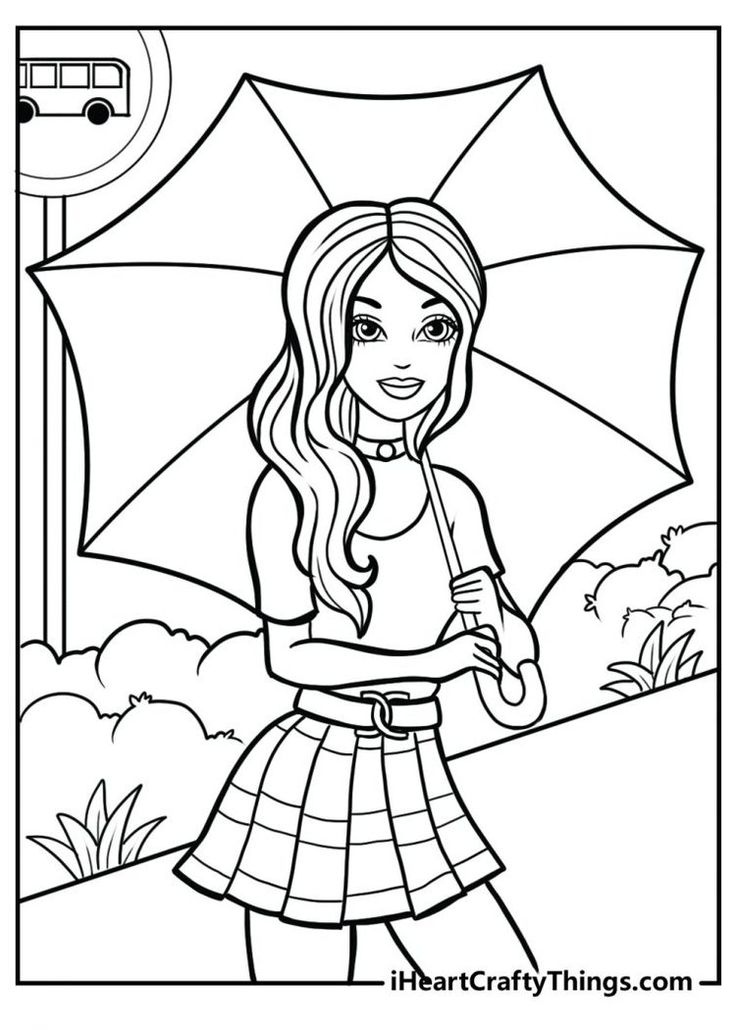 36 Glam Baddie Barbie Coloring Pages Printable 20