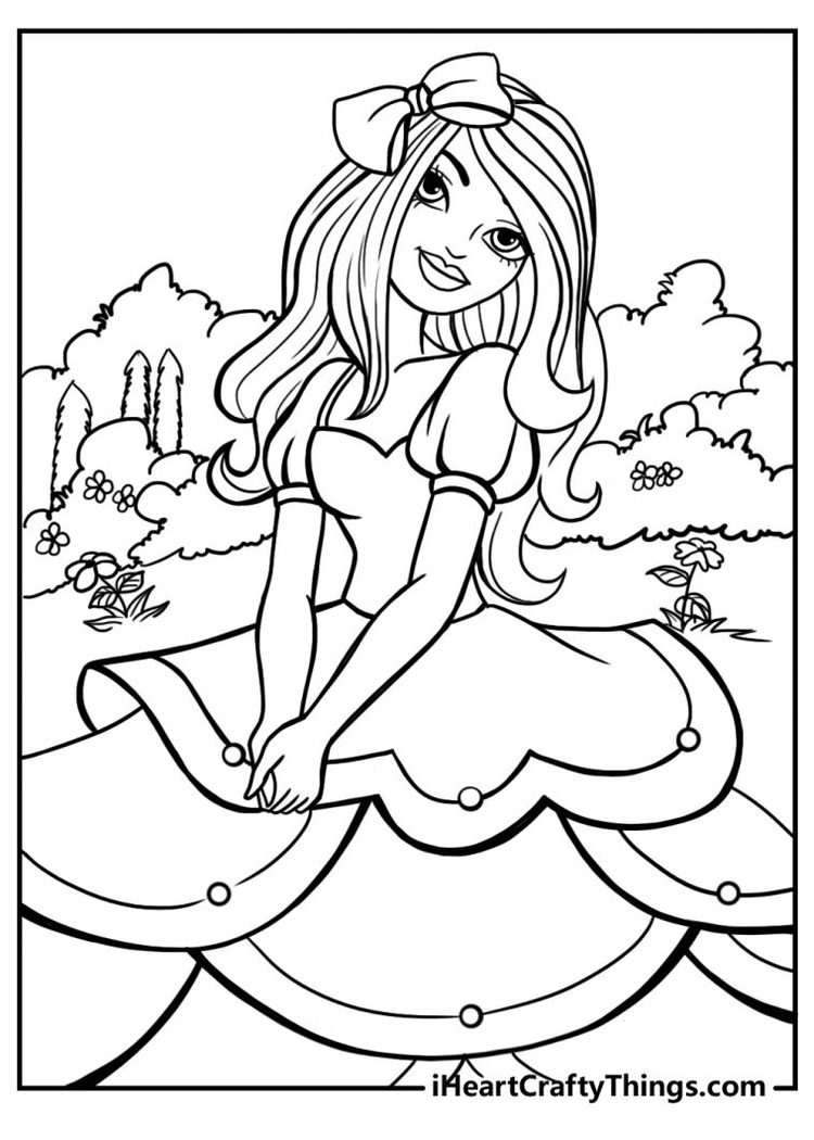 36 Glam Baddie Barbie Coloring Pages Printable 22