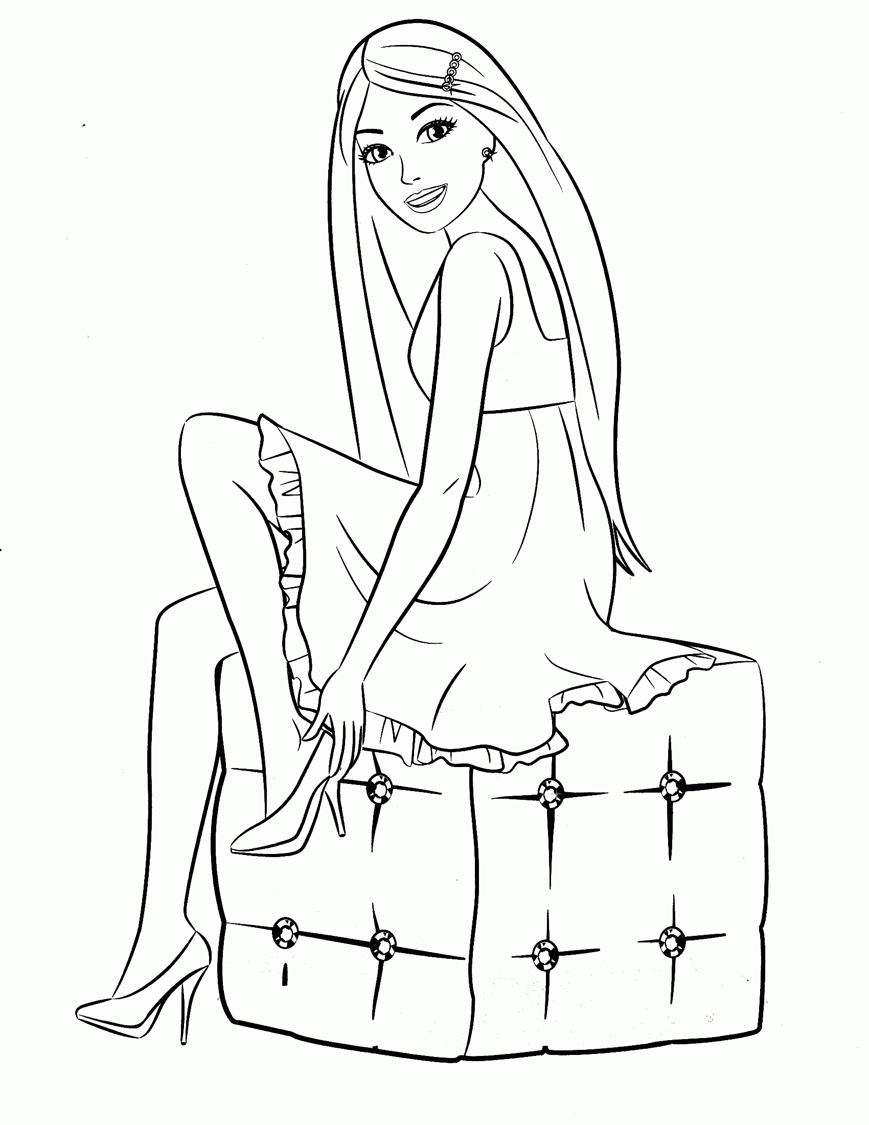 36 Glam Baddie Barbie Coloring Pages Printable 23