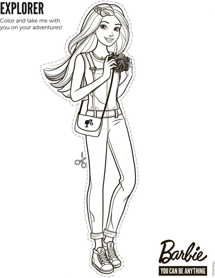 36 Glam Baddie Barbie Coloring Pages Printable 26