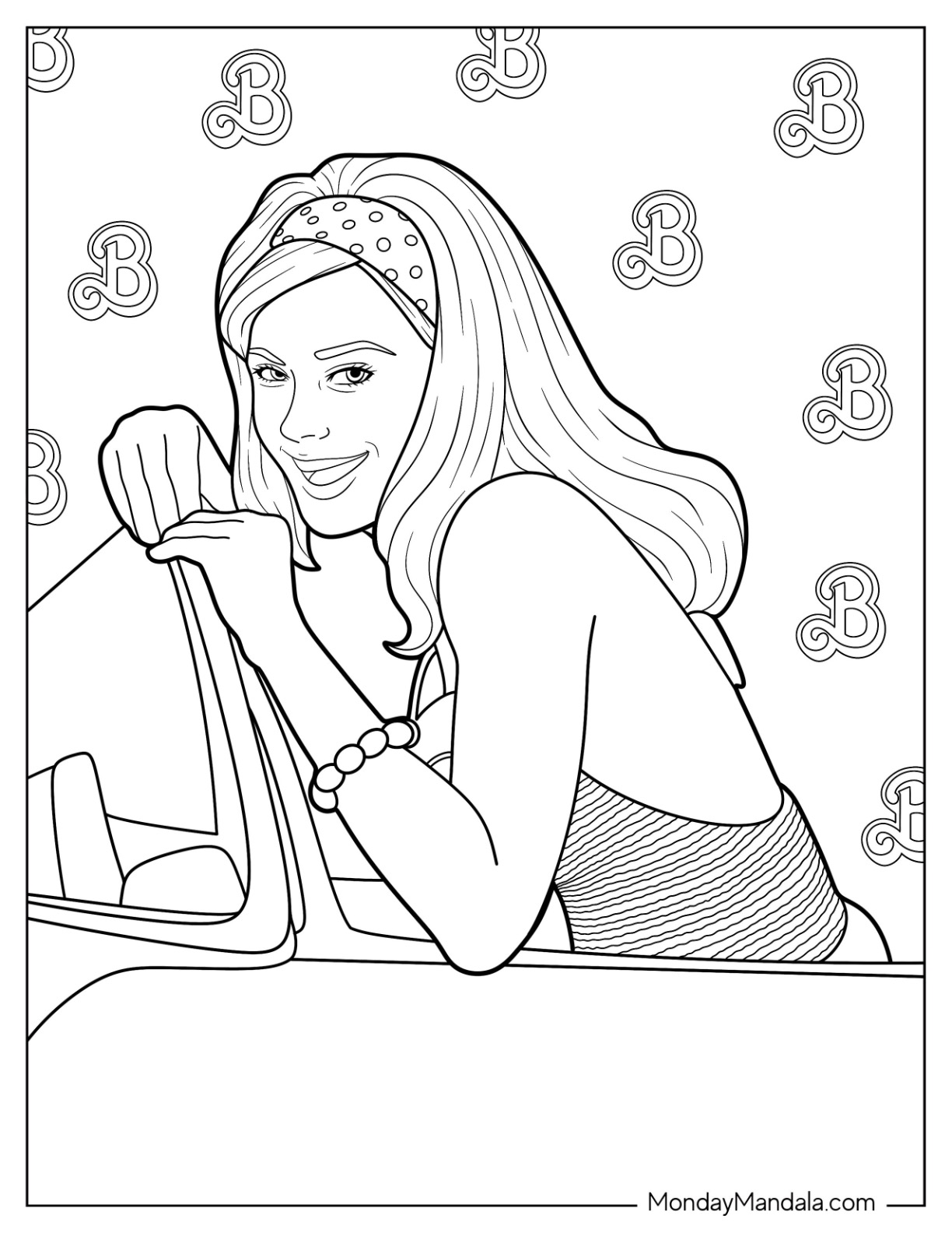 36 Glam Baddie Barbie Coloring Pages Printable 30