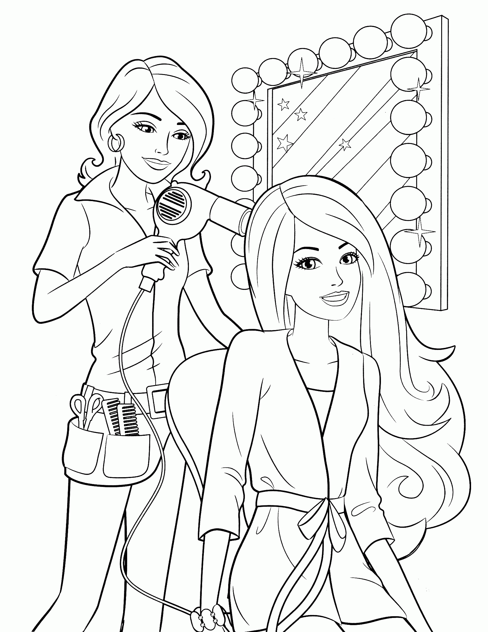 36 Glam Baddie Barbie Coloring Pages Printable 31