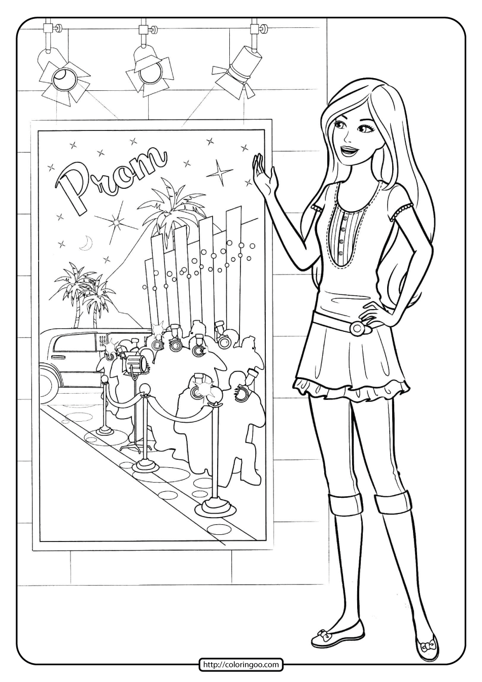 36 Glam Baddie Barbie Coloring Pages Printable 34