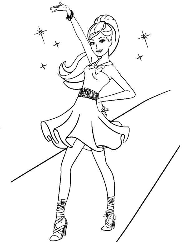 36 Glam Baddie Barbie Coloring Pages Printable 35