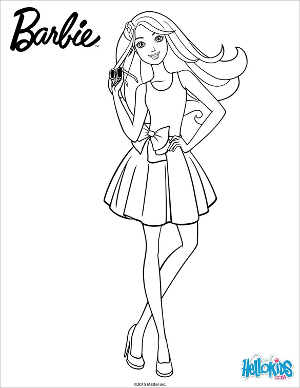 36 Glam Baddie Barbie Coloring Pages Printable 6