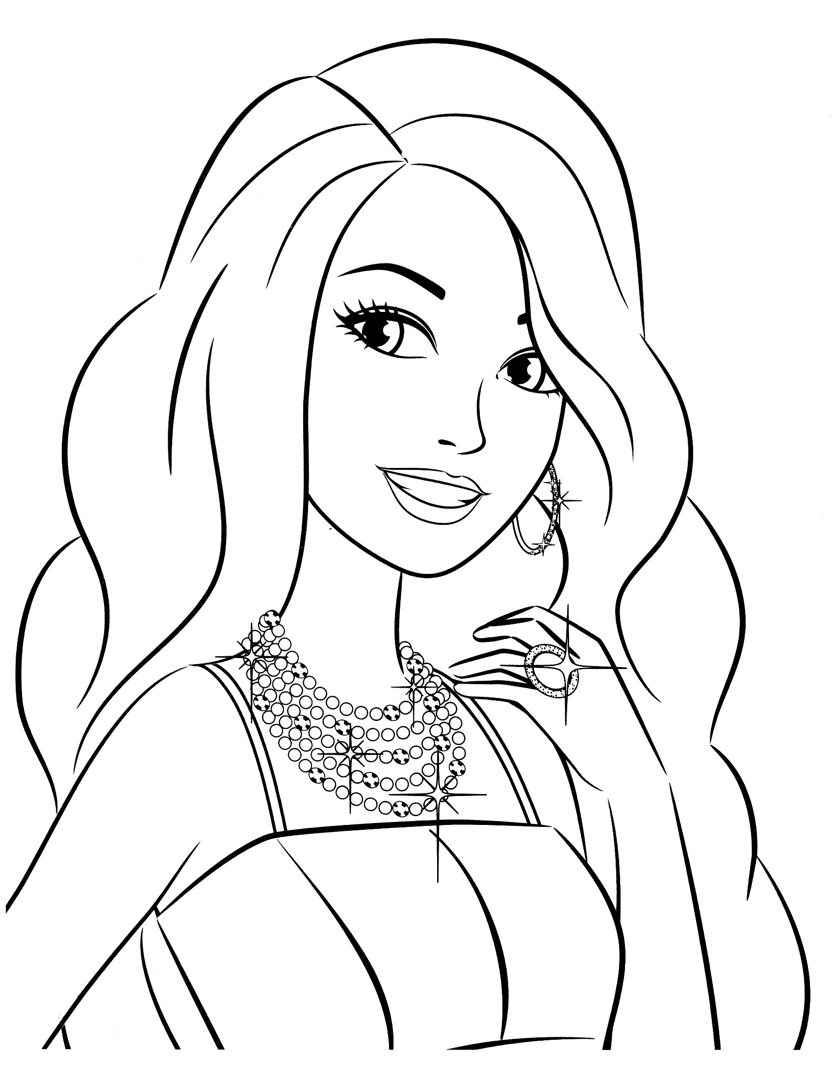 36 Glam Baddie Barbie Coloring Pages Printable 7