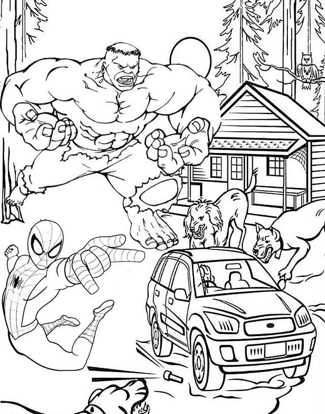 36 Hulk Halloween Coloring Pages Printable 14