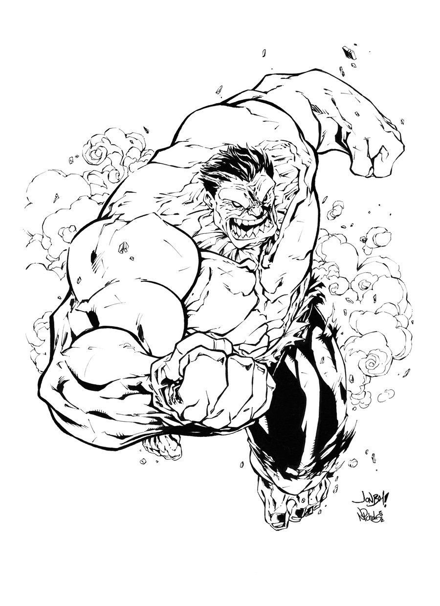 36 Hulk Halloween Coloring Pages Printable 19