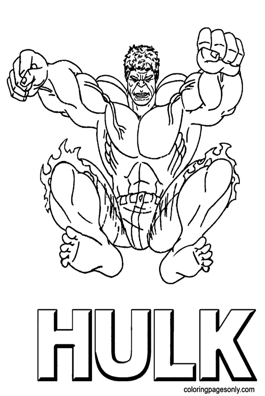 36 Hulk Halloween Coloring Pages Printable 2