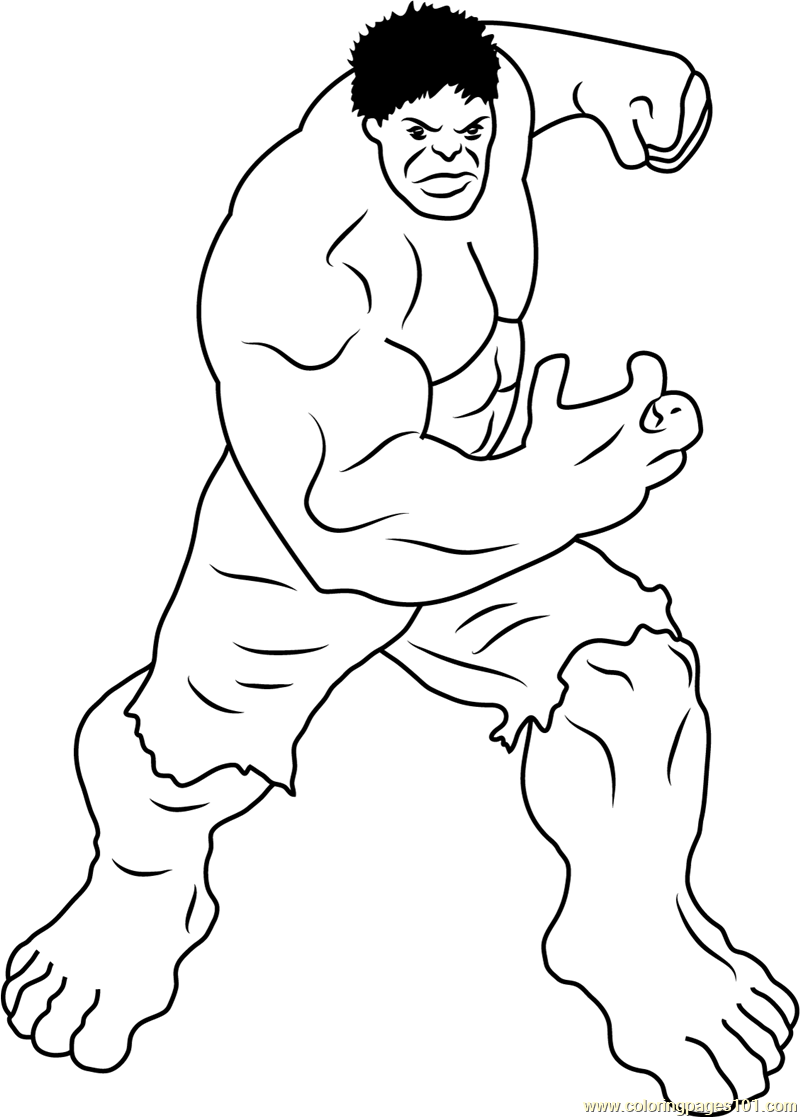 36 Hulk Halloween Coloring Pages Printable 27