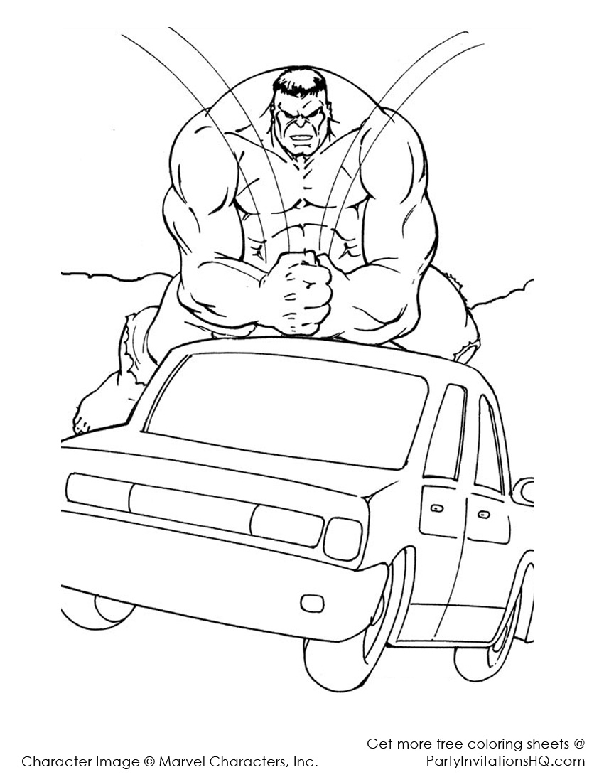 36 Hulk Halloween Coloring Pages Printable 33