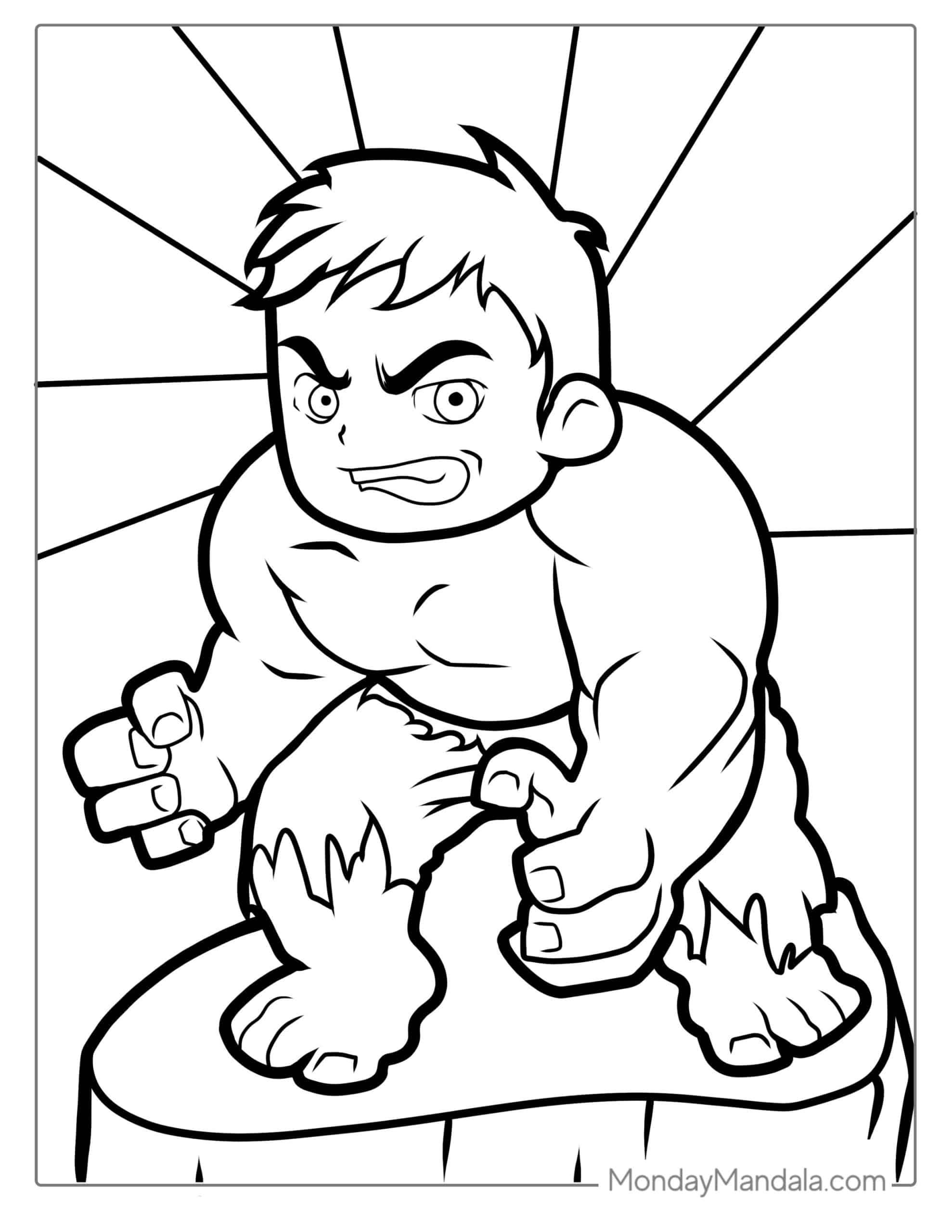 36 Hulk Halloween Coloring Pages Printable 35