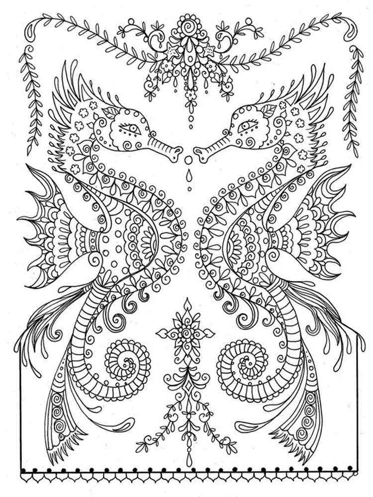 36 Intricate Advanced Flower Coloring Pages Printable 12