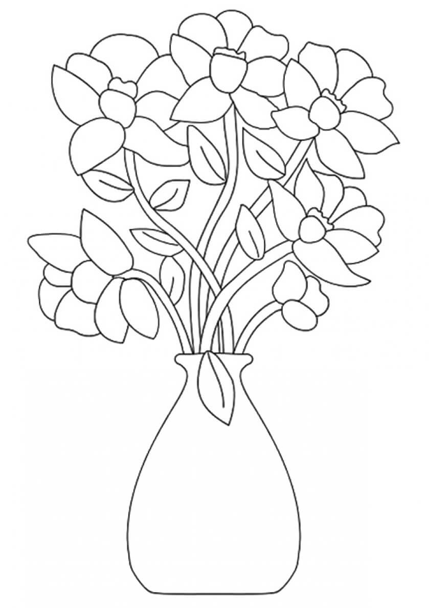 36 Intricate Advanced Flower Coloring Pages Printable 18