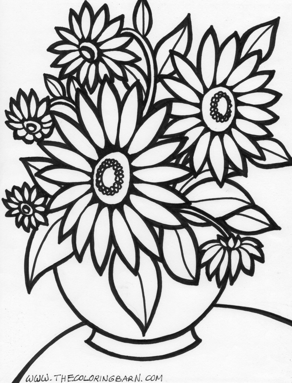 36 Intricate Advanced Flower Coloring Pages Printable 21