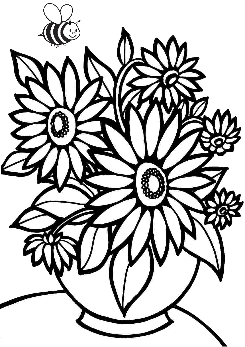 36 Intricate Advanced Flower Coloring Pages Printable 7