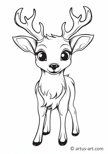 36 Reindeer Coloring Pages Printable 23