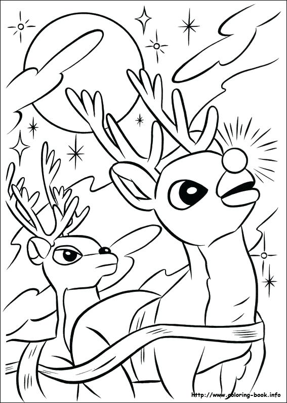 36 Reindeer Coloring Pages Printable 25