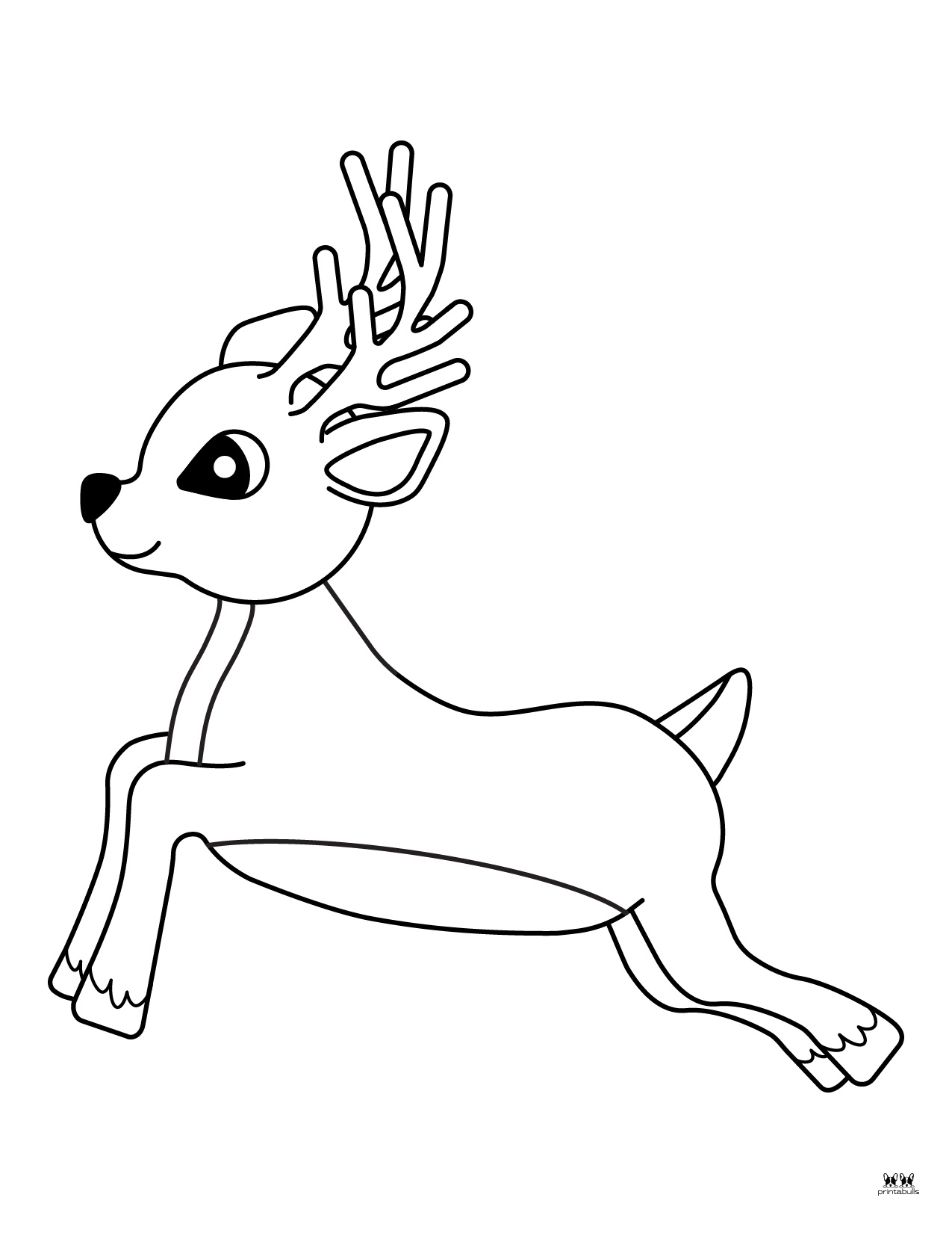 36 Reindeer Coloring Pages Printable 27