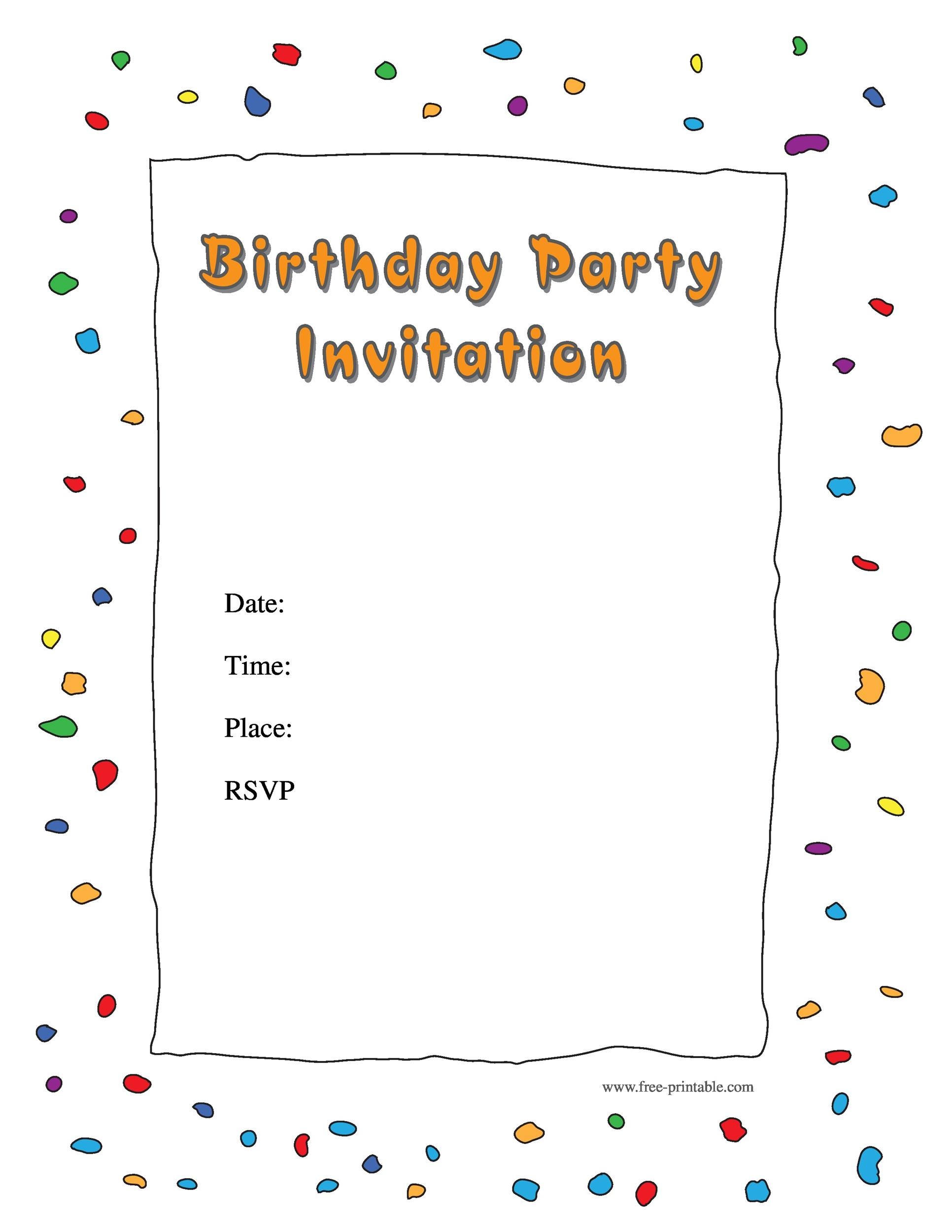 37 Festive Mermaid Birthday Party Invitations Free Printable Coloring Pages 14