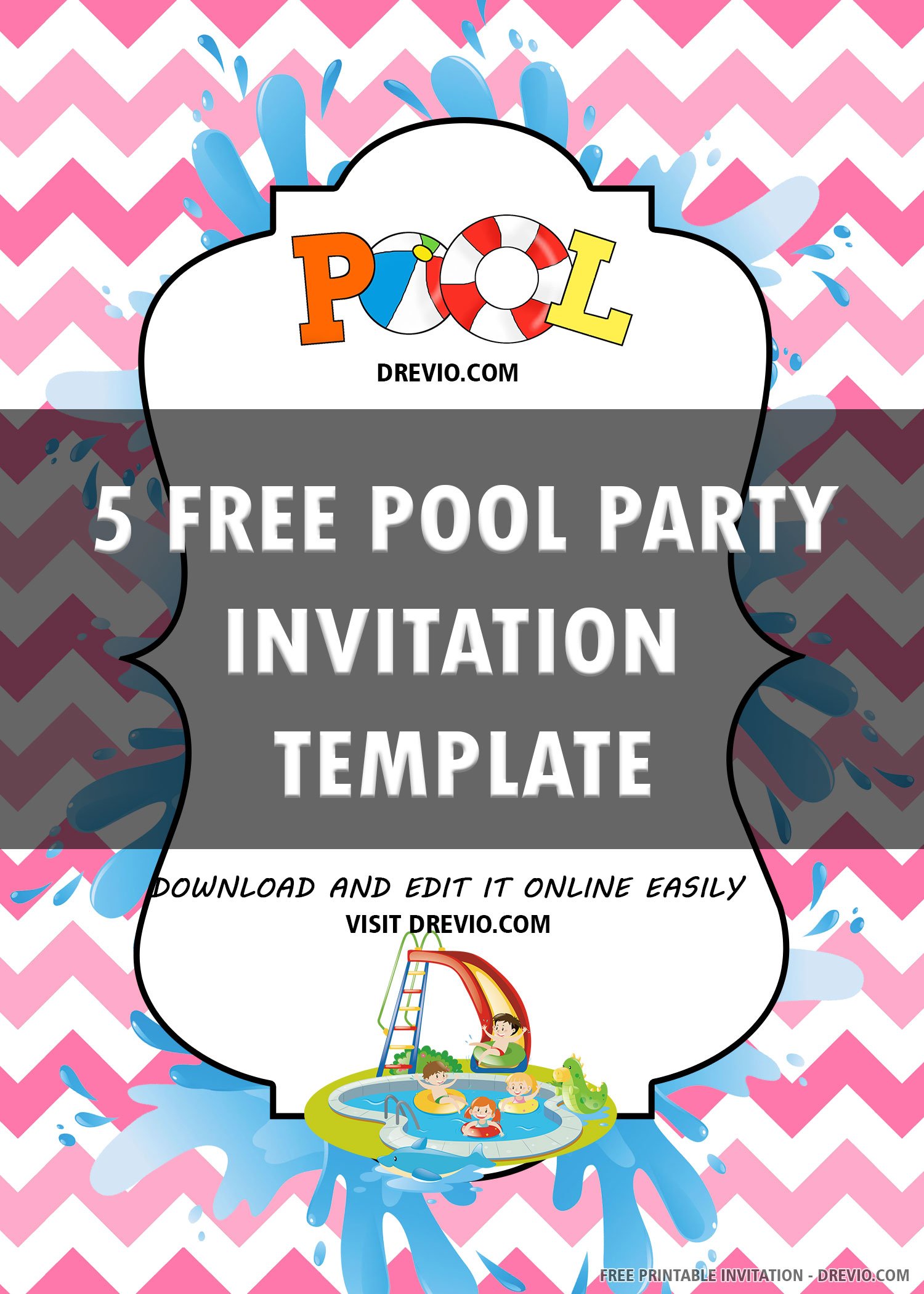 37 Festive Mermaid Birthday Party Invitations Free Printable Coloring Pages 23