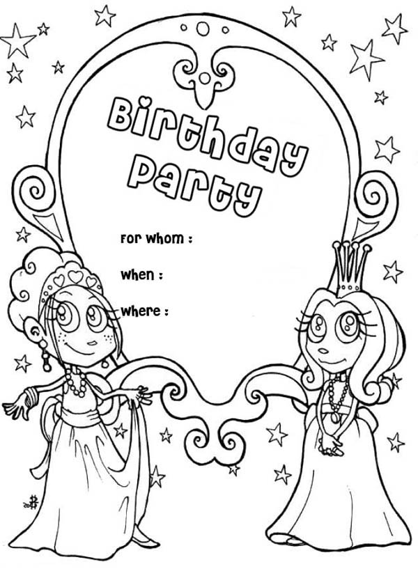 37 Festive Mermaid Birthday Party Invitations Free Printable Coloring Pages 35