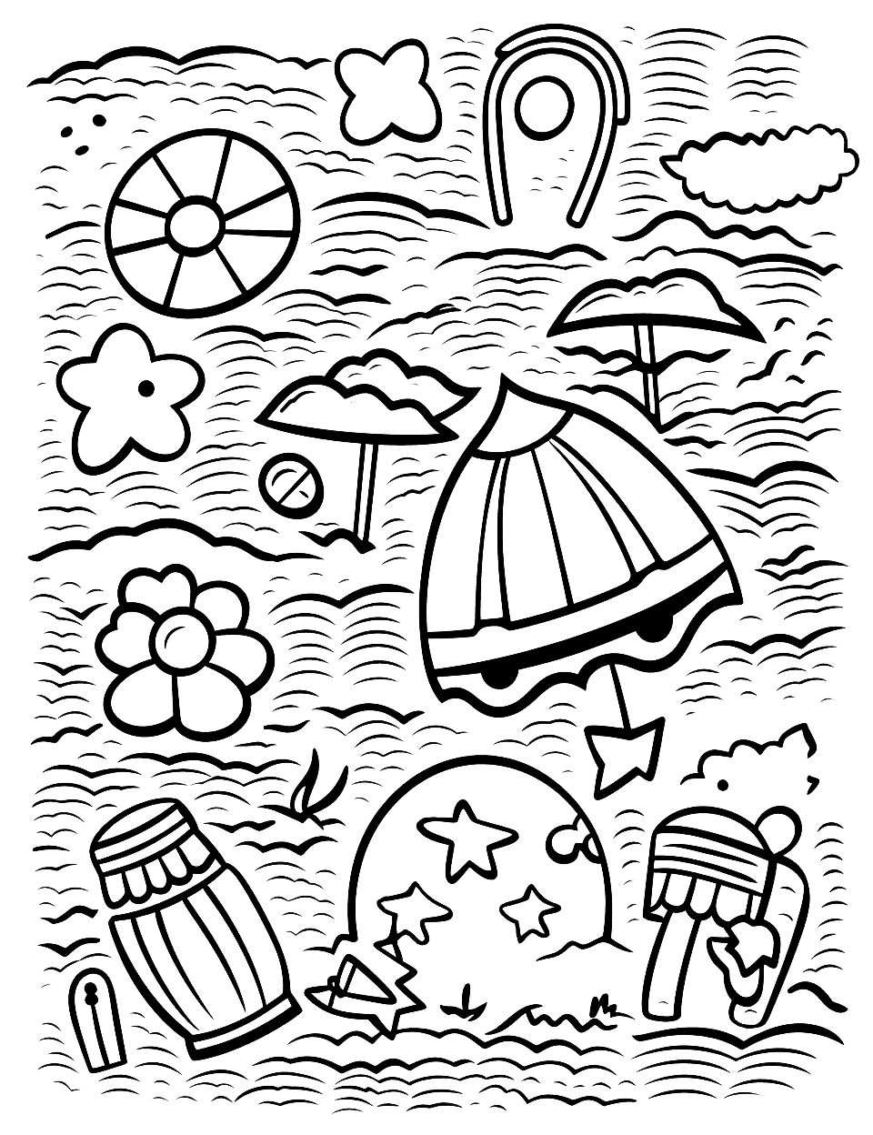 37 Free Summer Coloring Pages Printable 14