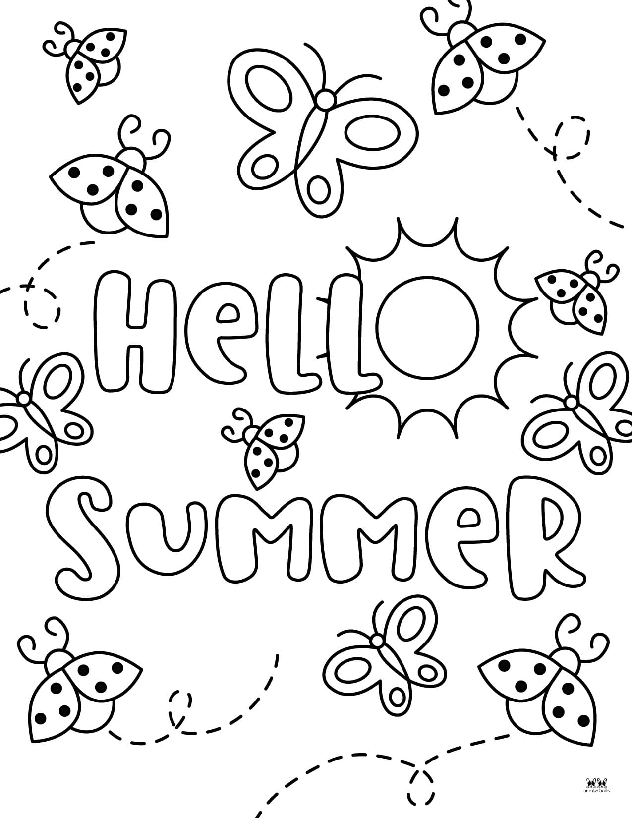 37 Free Summer Coloring Pages Printable 22