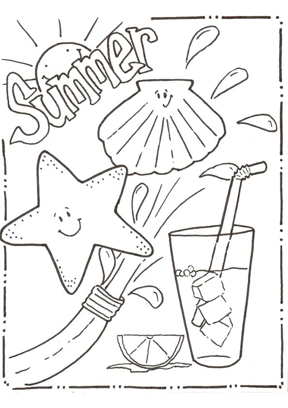 37 Free Summer Coloring Pages Printable 27