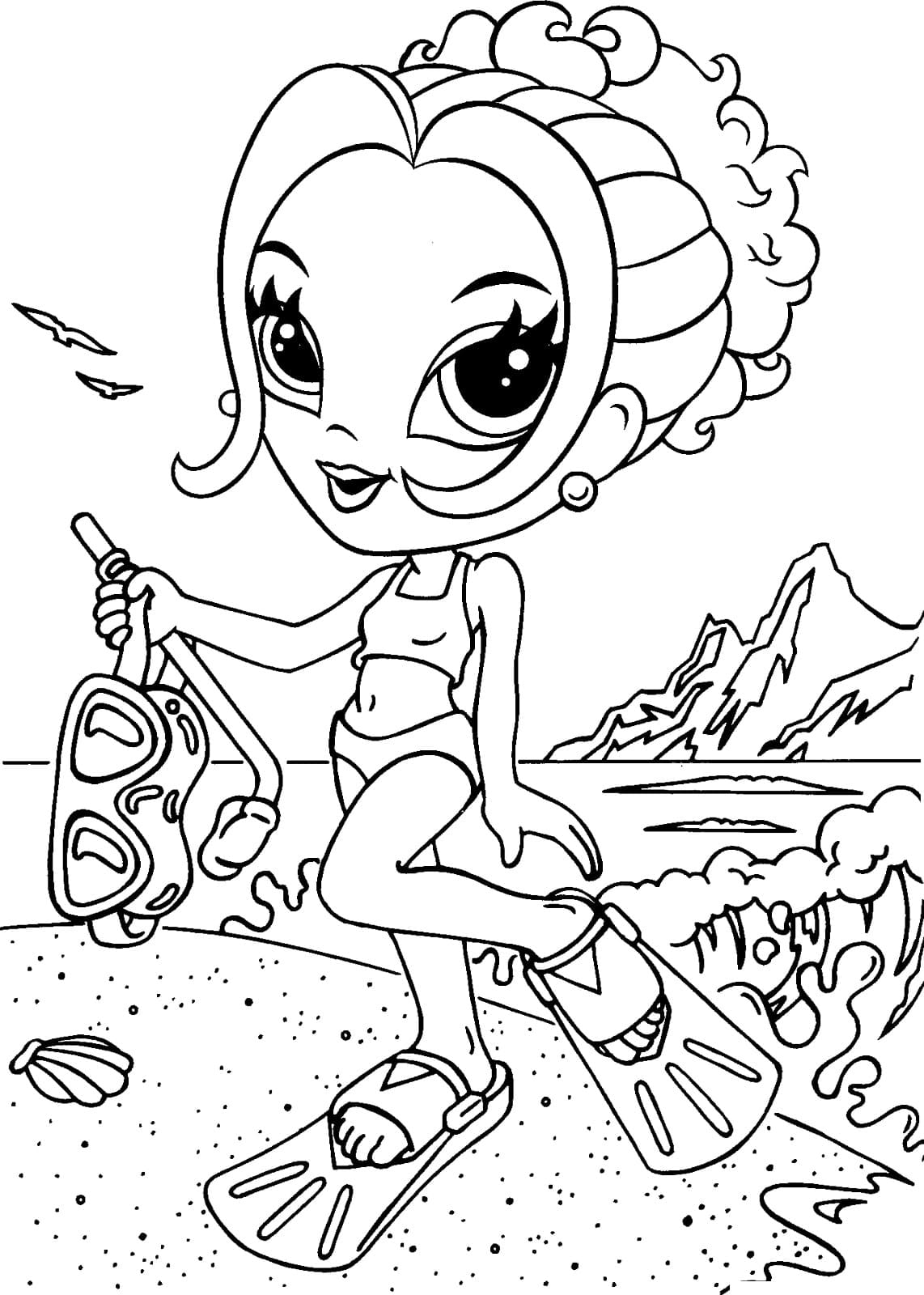 37 Free Summer Coloring Pages Printable 9