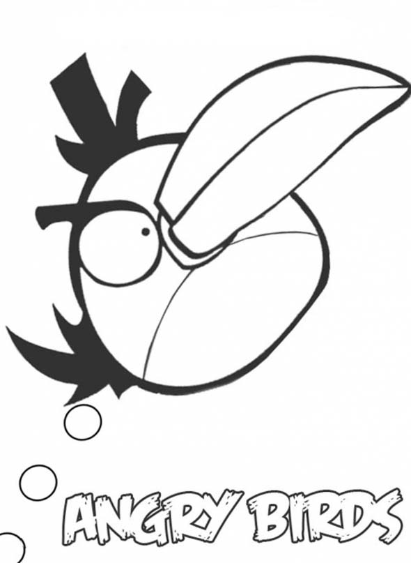 37 Fun Angry Bird Coloring Pages Printable 14