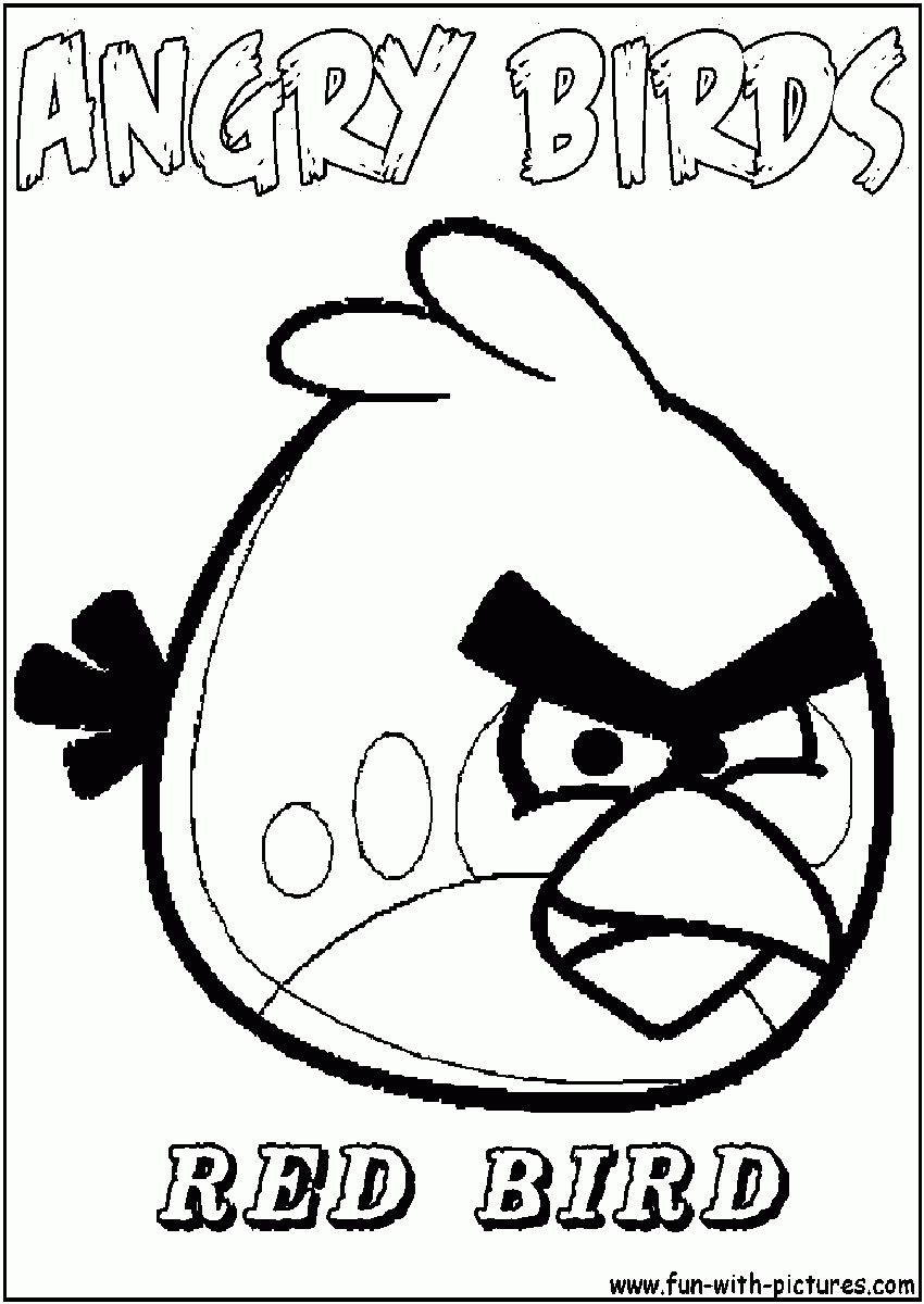 37 Fun Angry Bird Coloring Pages Printable 20