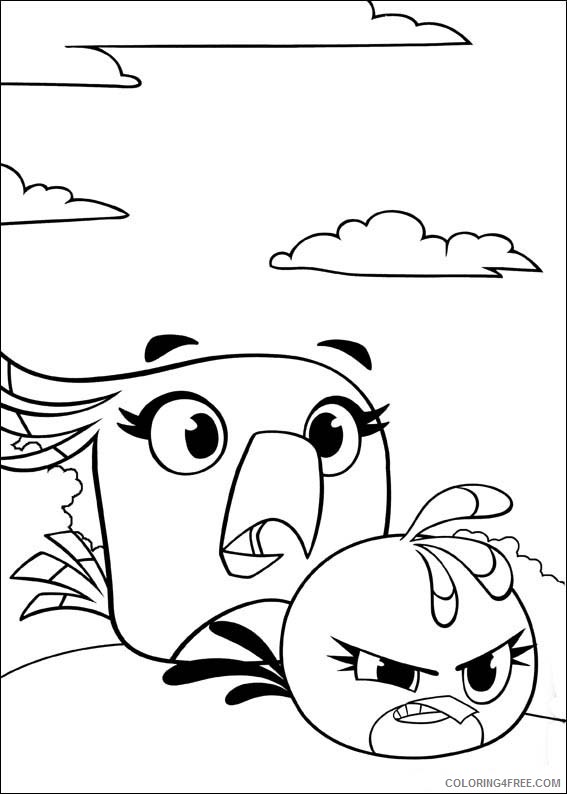 37 Fun Angry Bird Coloring Pages Printable 23