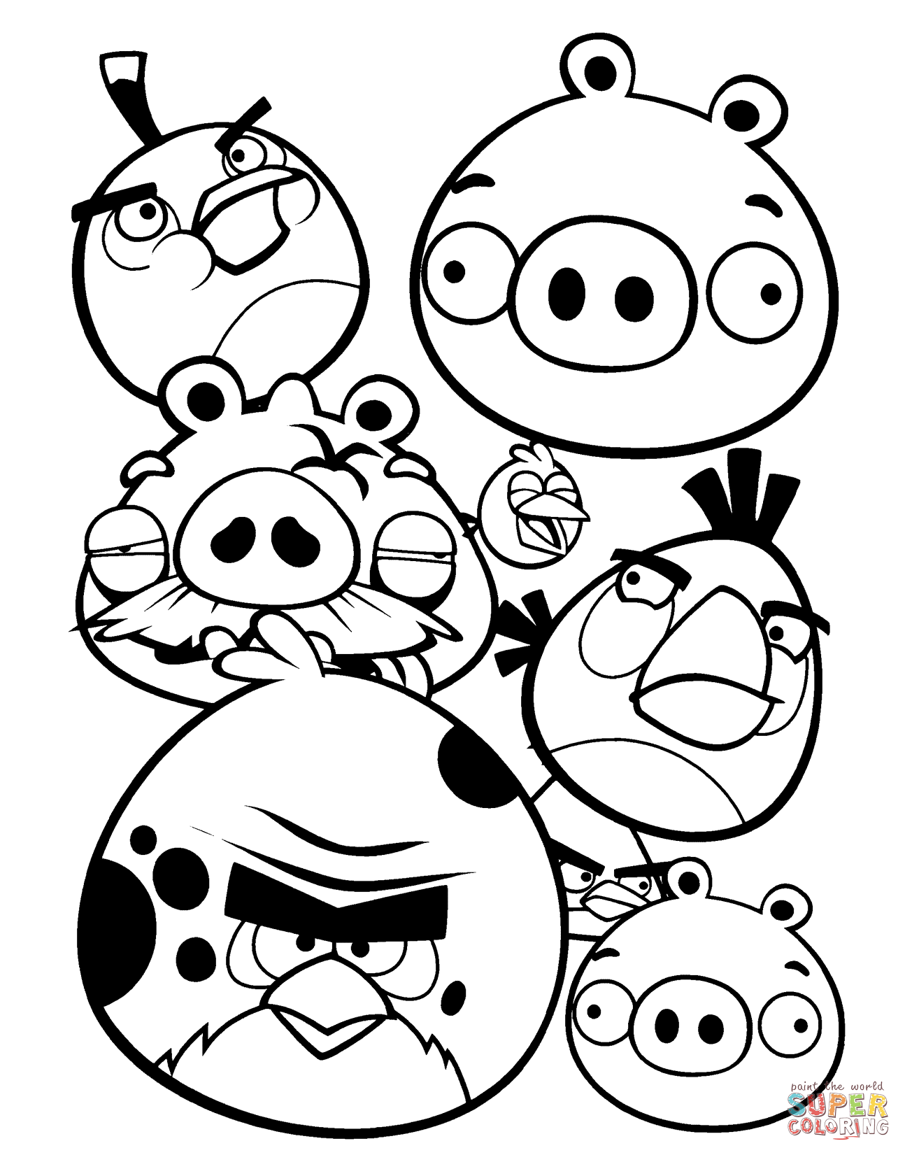 37 Fun Angry Bird Coloring Pages Printable 24